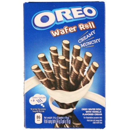 Oreo Wafer Roll Vanilla ( 10 x 54gr )