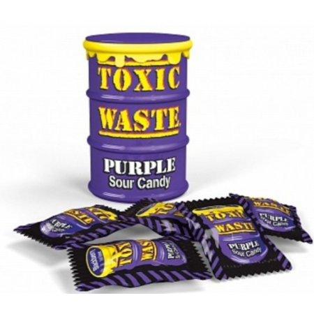 Toxic Waste Purple Sour Candy  ( 12 x 42gr )