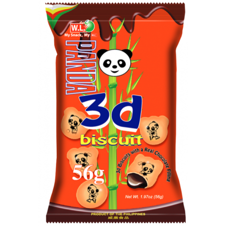 Panda 3D biscuit choco ( 10 x 56g ) biscotti al cioccolato asiatici ( 18 04 2025 )