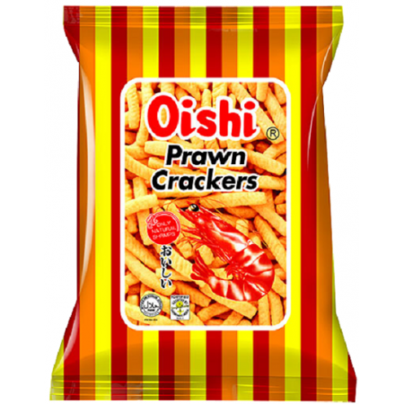 Oishi Prawn Crackers ( 10 x 60g ) crackers ai gamberi 