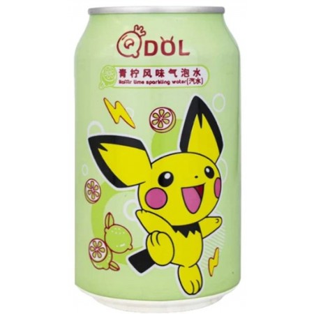 Qdol bibita Pokemon Pichu Kaffir ( 6 x 330ml ) aroma Lime