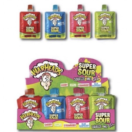 Warheads Tongue attack gel ( 32 x 20g ) gelatine aspre