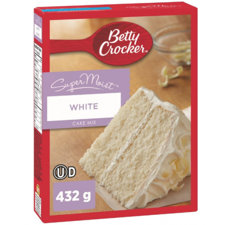 Betty Crocker Super Moist White Cake mix 432gr ( 23 12 2023 )