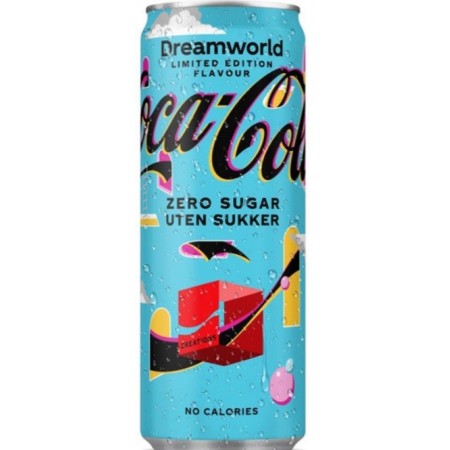 Coca Cola Dreamworld ( 24 x 250ml ) edizione limitata senza zucchero