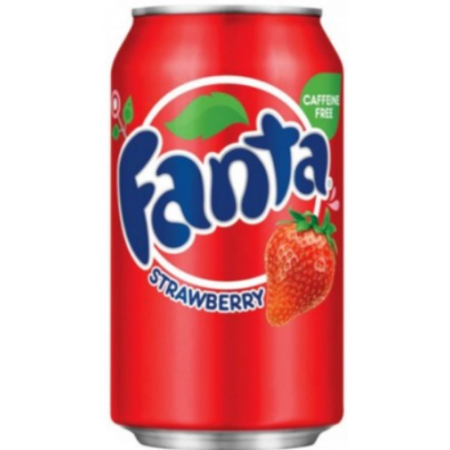 Fanta Strawberry 355ml ( Fragola ) Made in Usa 