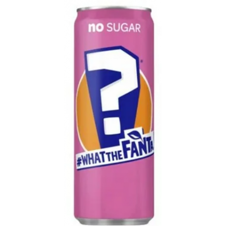 Fanta what the fanta pink no sugar ( 12 x 250ml ) gusto misterioso