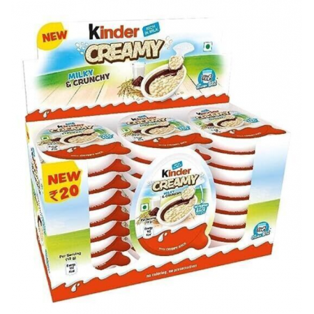 Kinder Creamy Milky e Crunchy ( 24 x 19g )