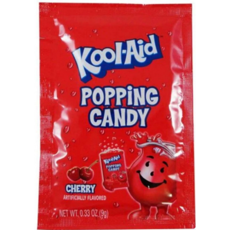 Kool-Aid Popping Candy Cherry ( 20 x 9g ) caramelle scoppiettanti