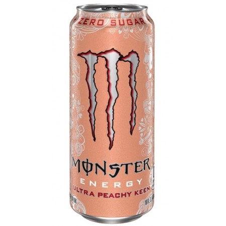 Monster Ultra Peachy keen ( 6 x 473ml ) made in Usa
