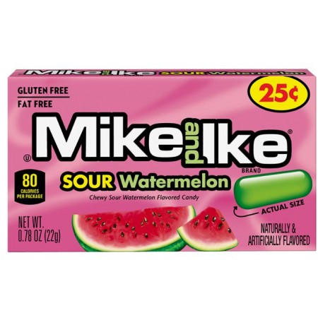 Mike and ike Sour Watermelon ( 24 x 22g ) caramelle