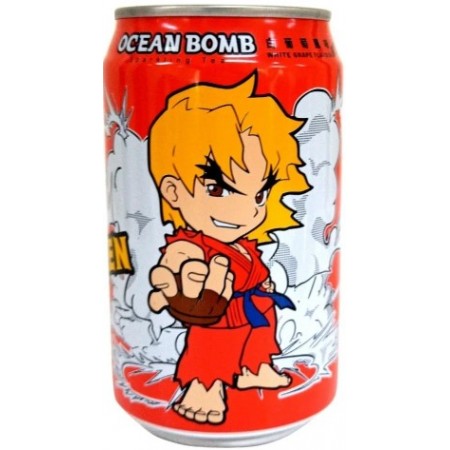 Ocean Bomb Street Fighter Ken ( 6 x 330ml ) te' nero e uva bianca