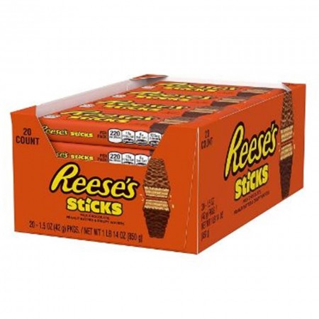 REESES STICKS ( 20 x 42g ) reese's ( ritorna a settembre )