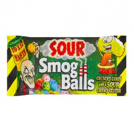 TOXIC WASTE SOUR SMOG BALLS  ( 24 x 48g ) 