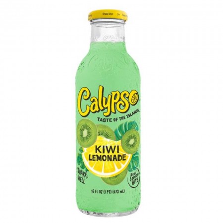 Calypso Kiwi lemonade ( 6 x 473ml ) made in Usa
