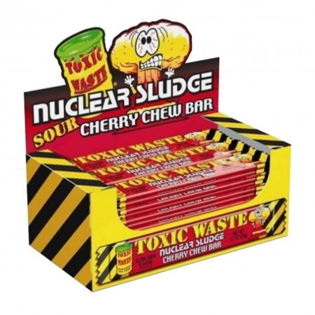 TOXIC WASTE SOUR CHERRY CHEW BAR ( 50 x 20g ) 