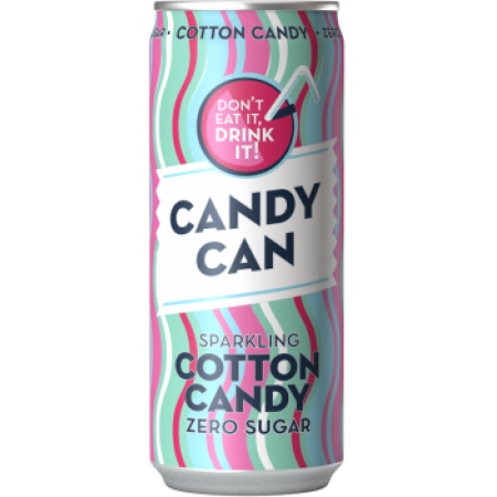 CANDY CAN COTTON CANDY  ( 12 x 330ml ) AROMA ZUCCHERO FILATO OFFERTA