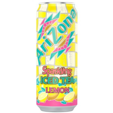 Arizona sparkling iced tea lemon ( 12 x 330ml ) brand americano