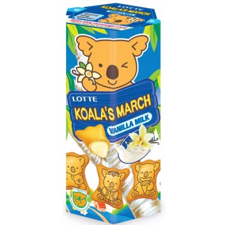 Lotte Koala Machi vanilla milk ( 6 x 37g ) snack asiatico