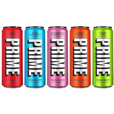 Prime Energy Drink set ( 5 x 355ml )