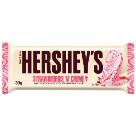 Hershey's Strawberry 'n' Creme Chocolate Bar ( 36 x 39g )