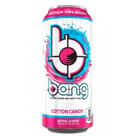Bang Energy Drink Cotton Candy  ( 12 x 473ml ) Made in Usa