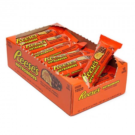 REESES NUTRAGEOUS BARS ( 18 x 47g ) reese's ritorna in stock a settembre