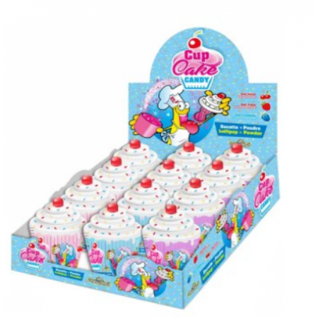 Funny Candy Cupcake dip e lick ( 12 x 40gr ) caramella con polvere frizzante