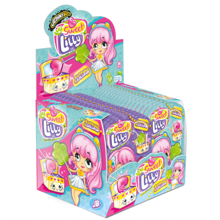 Johny Bee Popping Candy Lilly  ( 36 x 13gr ) lecca lecca con polverina