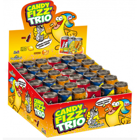 Funny Candy Fizz Trio ( 24 x 21g) caramelle