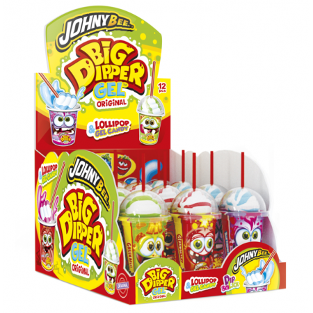 Johny Bee Big Dipper Gel ( 12 x 50gr ) lecca lecca con gel