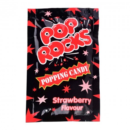 POP ROCKS STRAWBERRY 9,5g CARAMELLE FRIZZANTI MADE IN USA