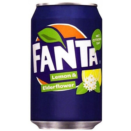 Fanta Lemon e Elderflower sambuco ( 24 x 330ml )