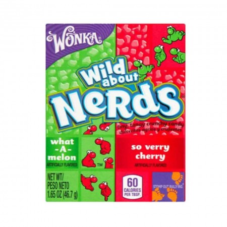 Wonka nerds watermelon and cherry ( 12 x 46,7g )