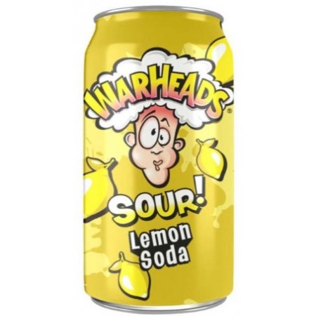 Warheads lemon sour soda 12 x 355ml Usa