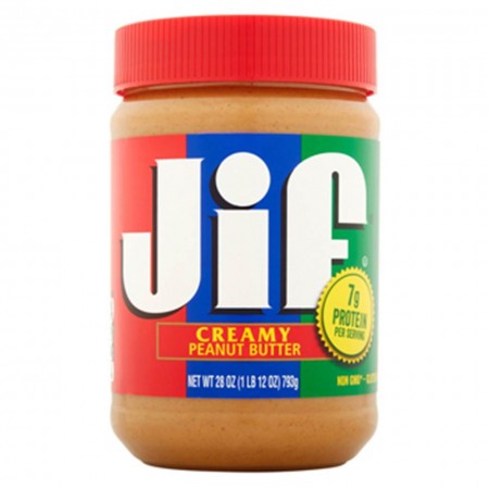 JIF CREAMY PEANUT BUTTER 454g BURRO DI ARACHIDI 