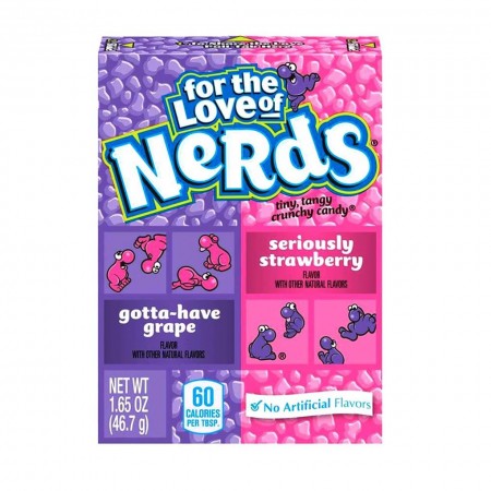 Wonka nerds grape e strawberry ( 12 x 46,7g )